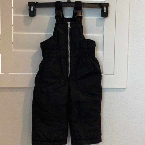 Carters Black Snow Bibs Pants, Size 12 months, NEW condition. - Picture 3 of 7